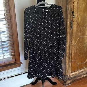 Black and White Polka Dot Dress